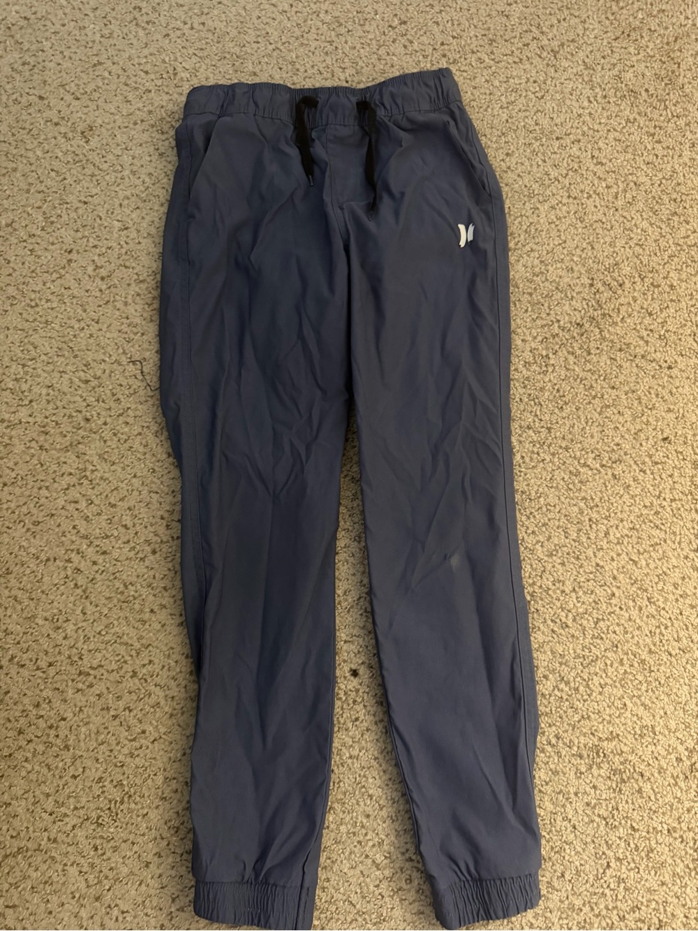 Hurley boys Navy Jogger Sweatpants with Drawstring